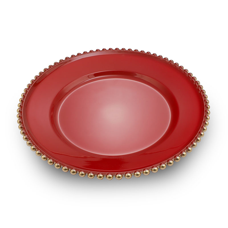 Mihin Solid Plastic Pearl Edge Plate sopii?